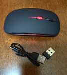 Rato sem fios (Bluetooth + wireless) recarregável (bateria)