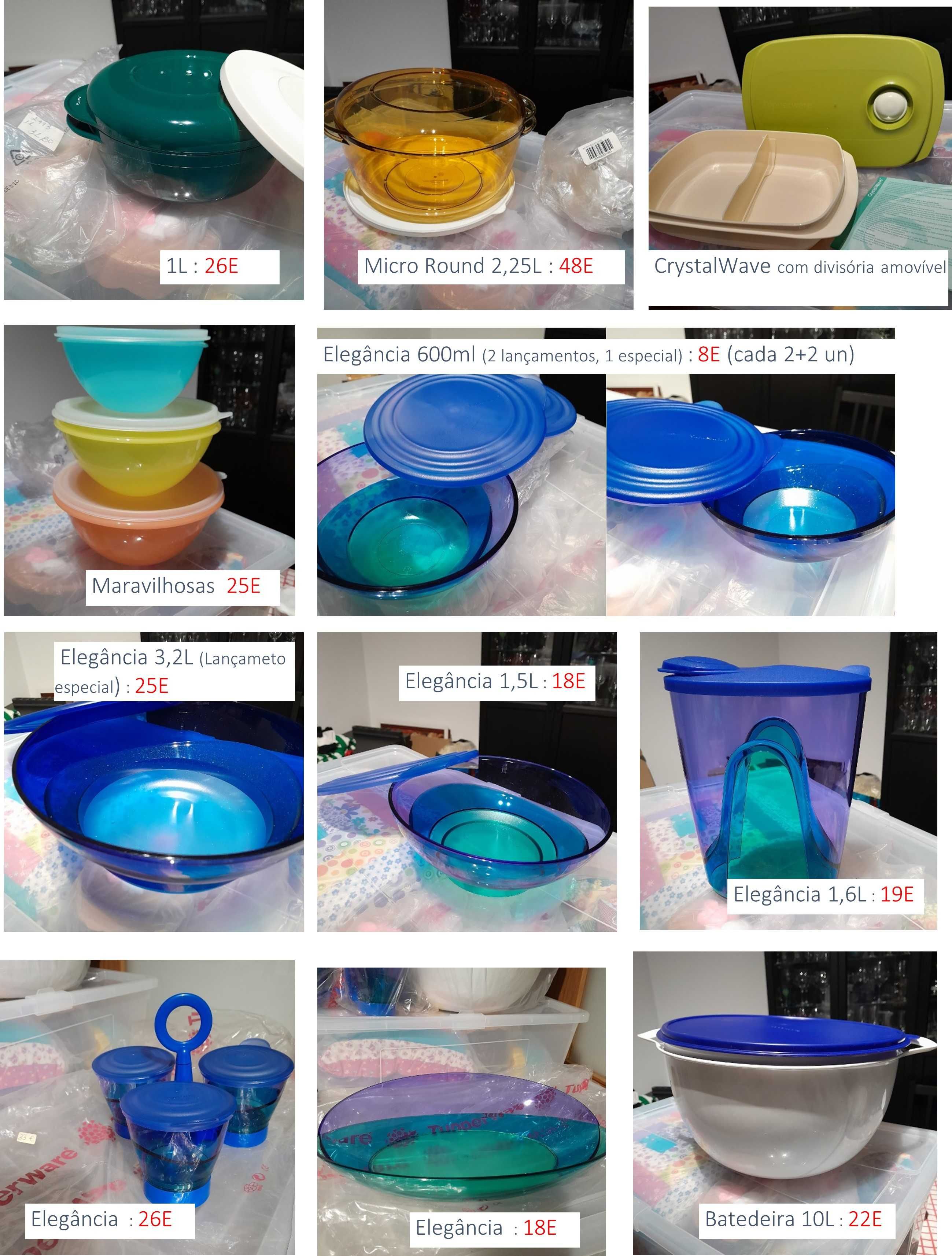 Tupperware Clássicos e Modernos - NOVOS