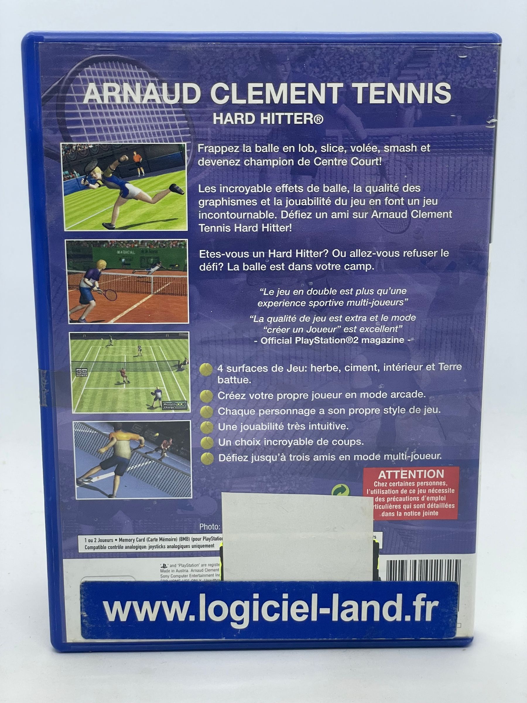 Arnaud Clement Tennis-Hard Hitter PS2