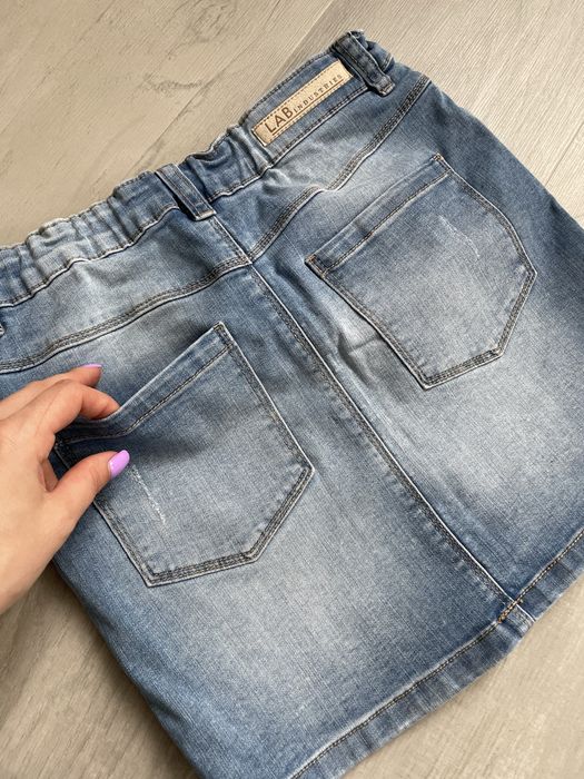 Джинсова спідниця, юбка на ріст 146 та 158
