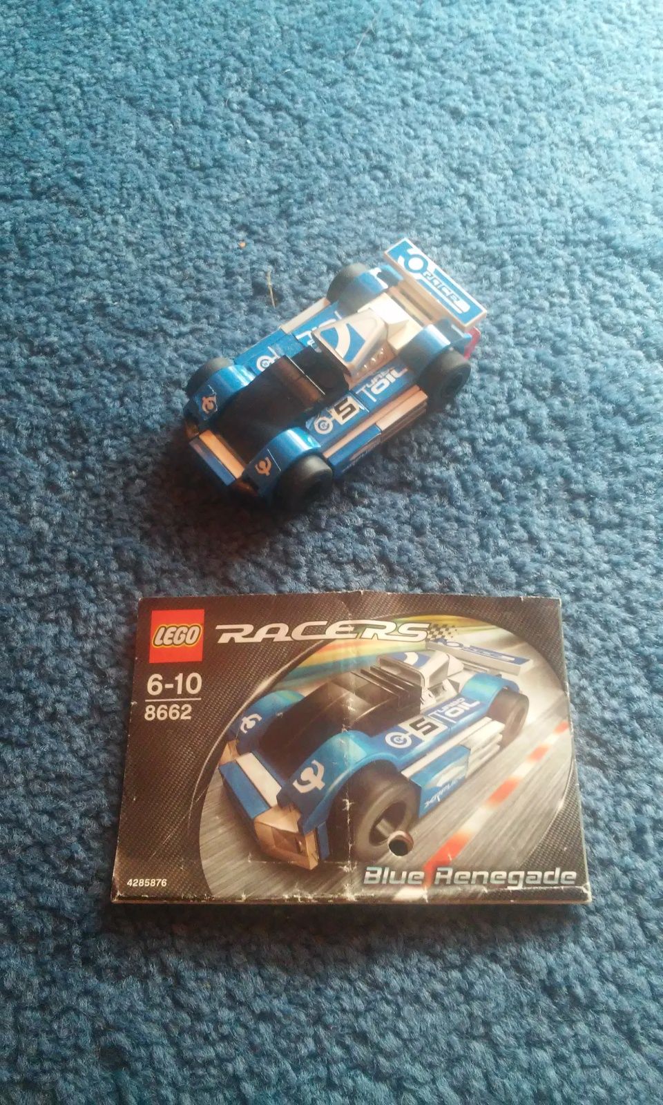 Lego racer 8662 samochód wyścigówka