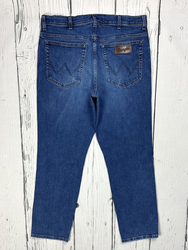 Wrangler Texas Slim Jeansy Męskie Spodnie Slim Fit Logowane r. W38 L30