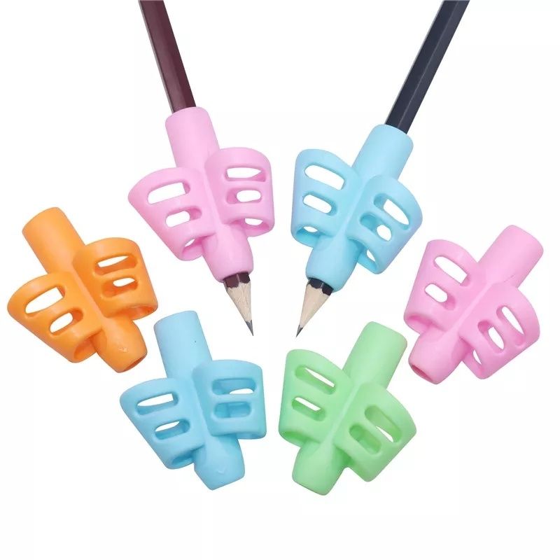 Suporte de caneta silicone para aprendizagem e correcção