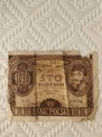 Bilet banku 100 zł 1934