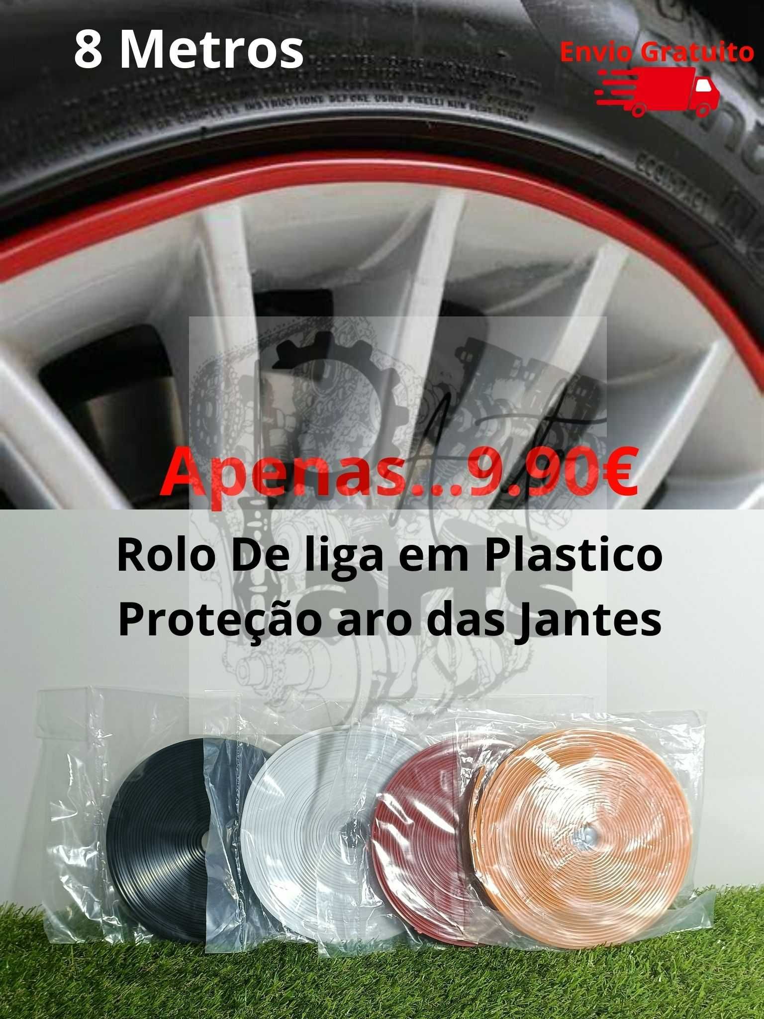 Proteção aro das jantes rolo de liga em plástico 8m