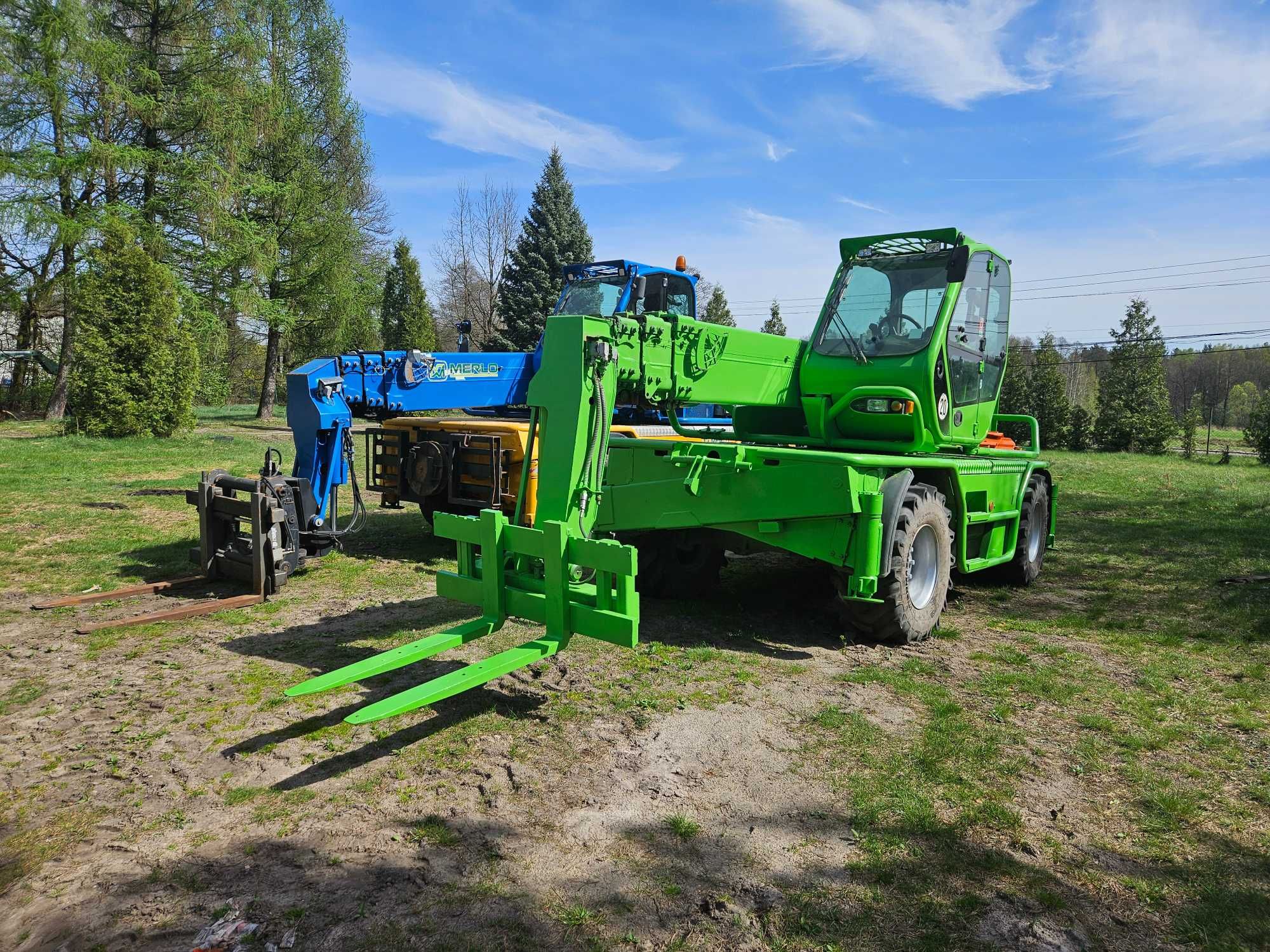 Wynajem Manitou Merlo do 30m i 6t ładowarka obrotowa teleskopowa