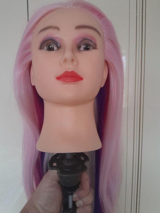 Голова-манекен для зачісок і макіяжу для дітей Rainbow