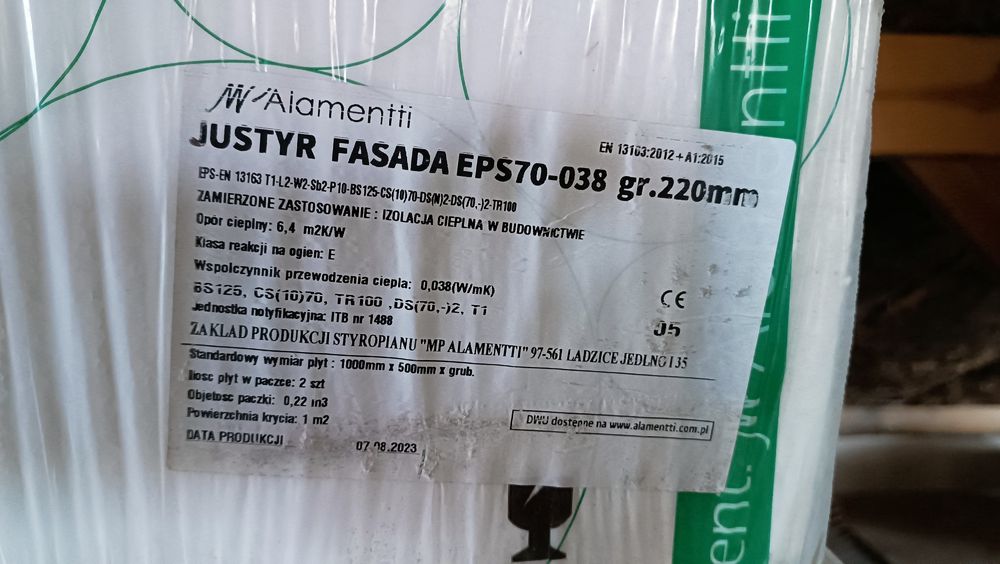 Styropian fasada EPS70 - 038