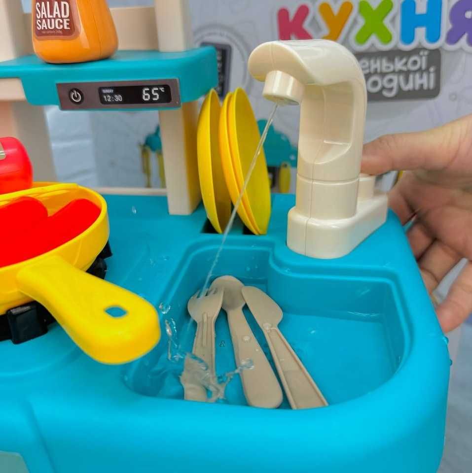Дитяча сучасна кухня Майстер Шеф розвиваюча іграшка 53 предмети