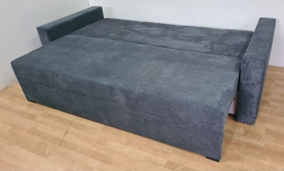Nowa kanapa sprężyny automat sztruks welur plusz  sofa wersalka