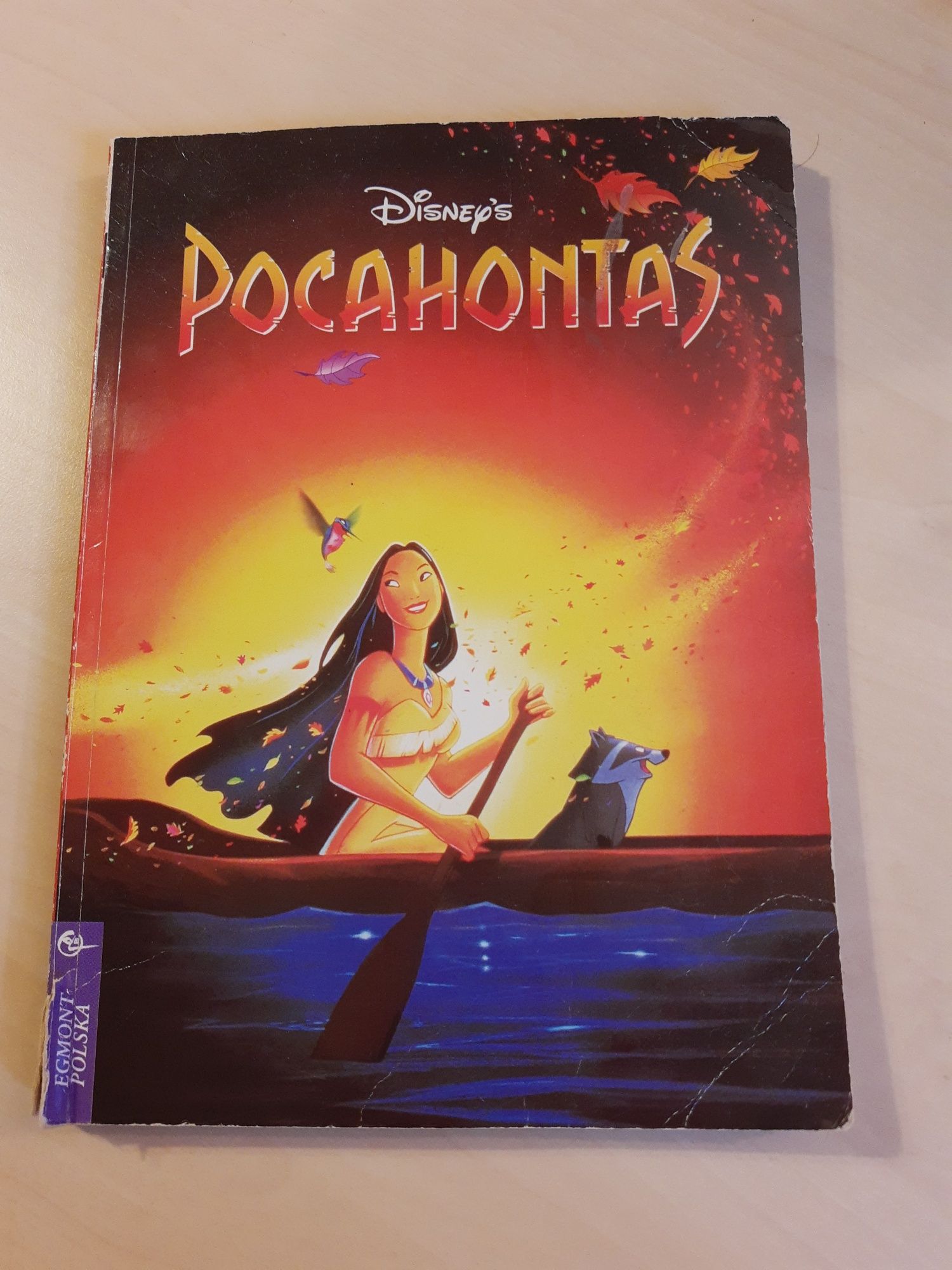 Książka "Pocahontas" pierwsze polskie wydanie