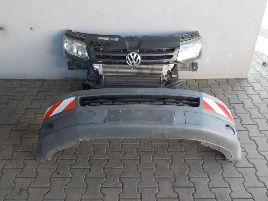 VW T5 LIFT KOMPLETNY PRZÓD PAS PRZEDNI WZMOCNIENIE CHŁODNICE LAMPY ZDERZAK