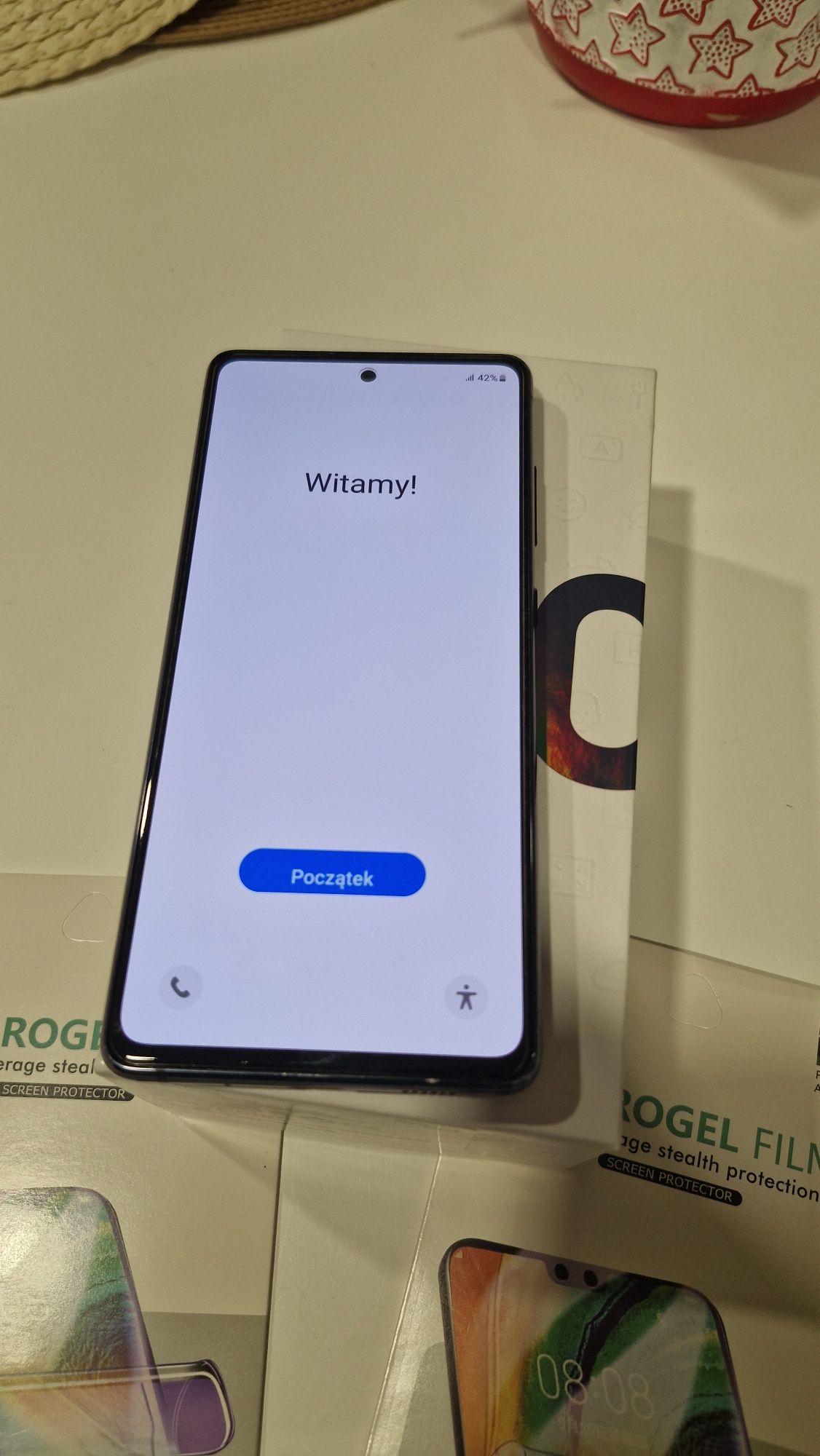 SAMSUNG Galaxy s20 FE 128GB Cloud Navy+hydrogelowe szybki ochronne