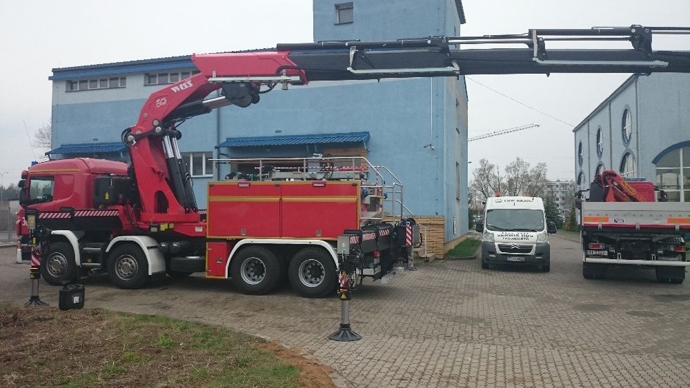 Serwis HDS, Naprawa, żuraw Palfinger, Fassi, HMF, Hiab, Atlas, Effer