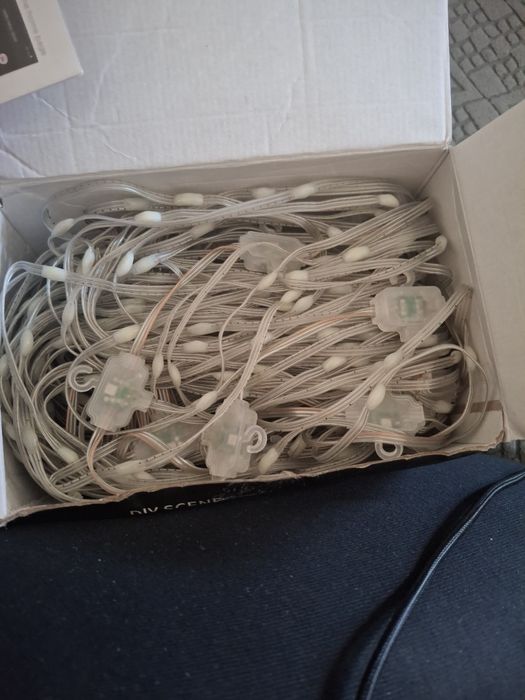 Cortina de luzes led