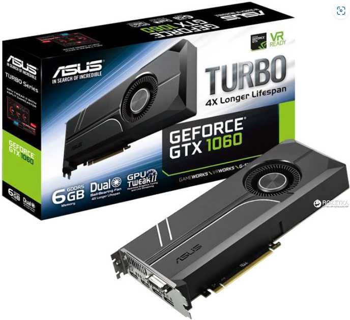 GTX 1060 6Gb Asus Turbo