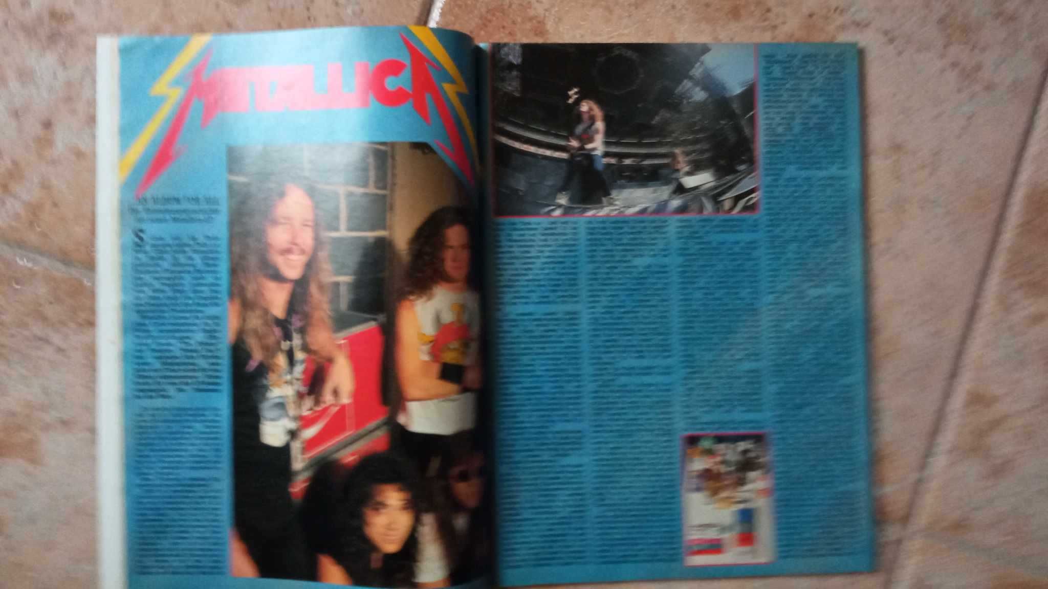 (troca) Metal Hammer revista 1988 Iron Maiden Metallica Testament Ozz