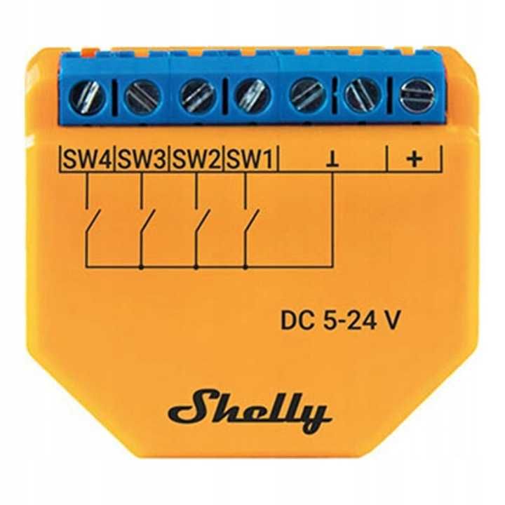 Sterownik Shelly Plus WiFi I4 DC