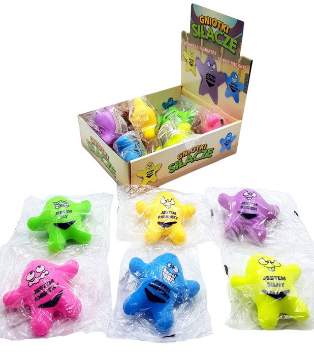 Gniotek Siłacz Boss Z Napisem Antystresowy Squishy