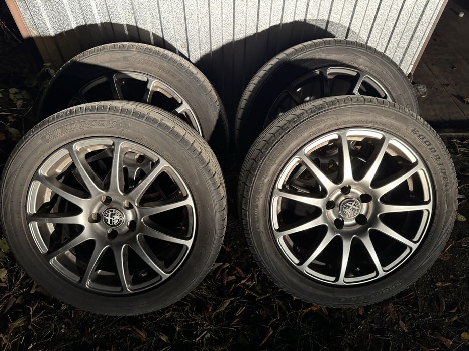 Piękne 4x alufelgi Koła 5x110 17” Arcasting, alfa romeo, opel, saab,