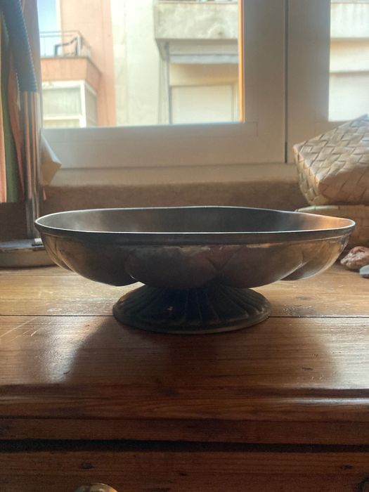 Taça fruteira estanho