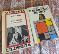 Dois livros de Herbert Reed crítico de arte inglês