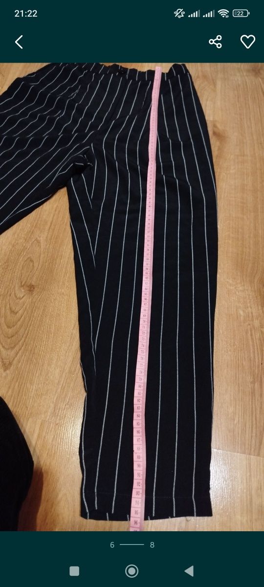 Spodnie damskie H&M 38 M galowe eleganckie