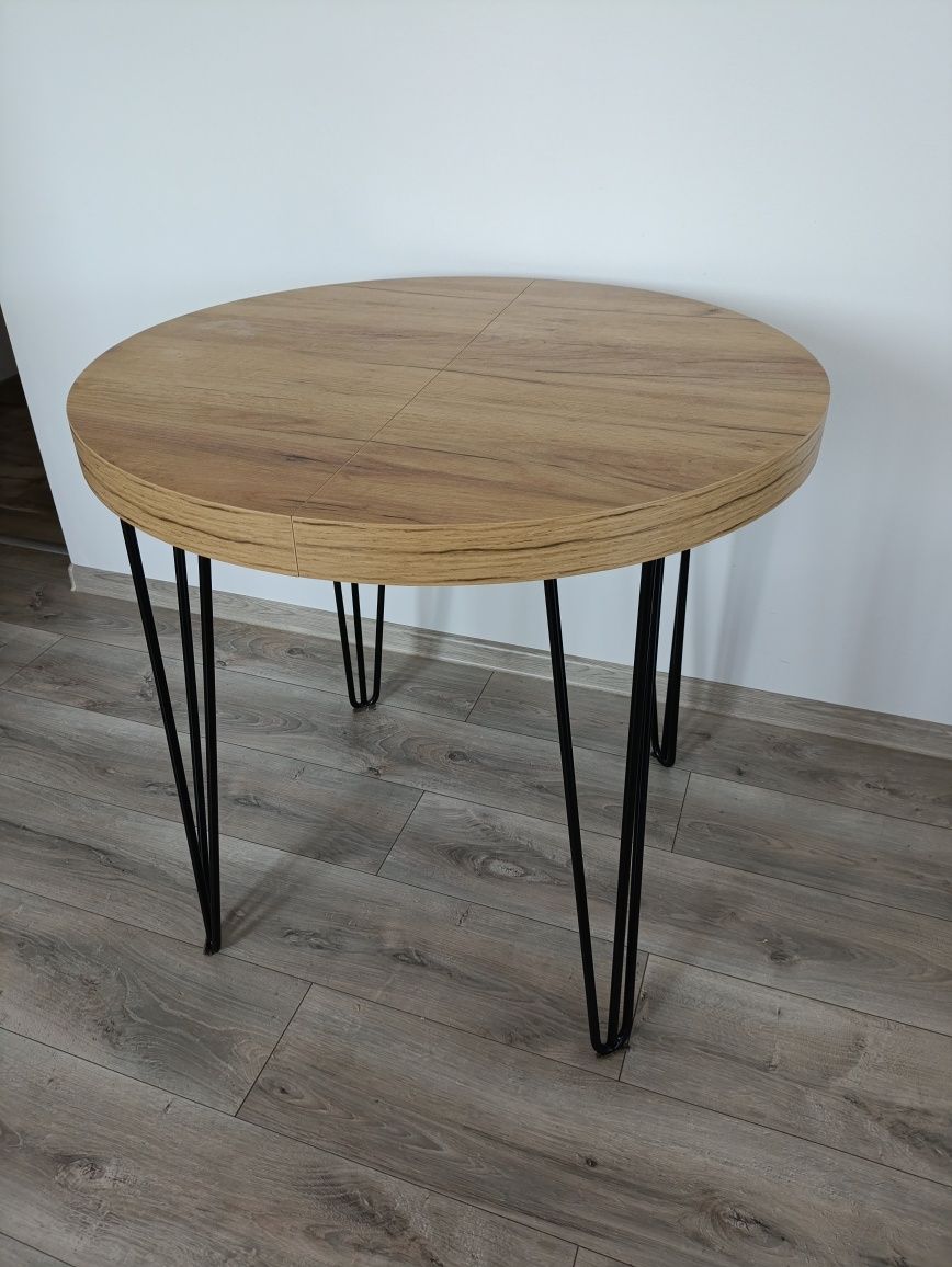 Stół okrągły 80 cm  rozkładany