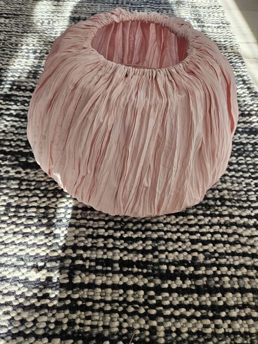 Ikea Hemsta, abażur , lampa wisząca, klosz różowy