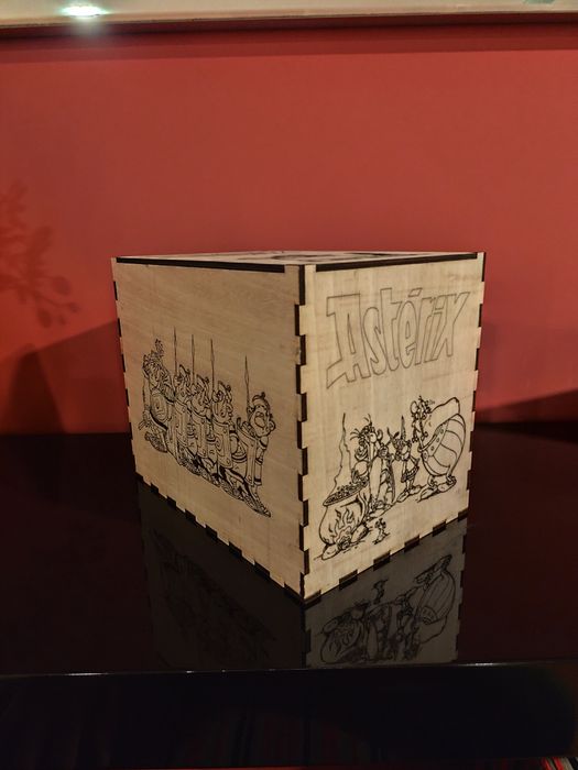 Caixa para coleção de livros Asterix