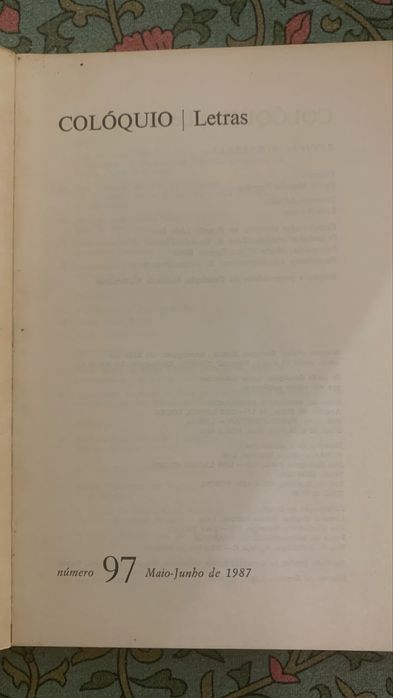 Colóquio Letras 97