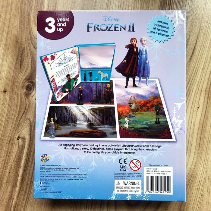 Disney Frozen II My Busy Books książka z figurkami po angielsku