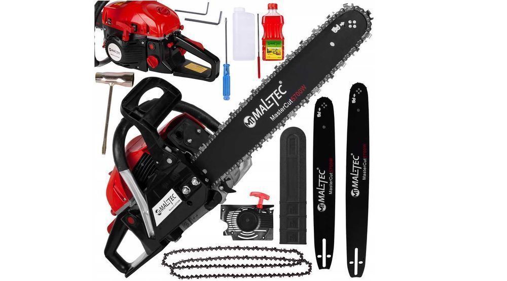 Mocna PIŁA ŁAŃCUCHOWA Maltec 4200 W / 5,7 KM + OLEJ do mieszanki Nowa
