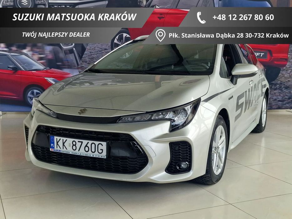 Suzuki Swace Niezawodny samochód hybrydowy, demo z małym przebiegiem