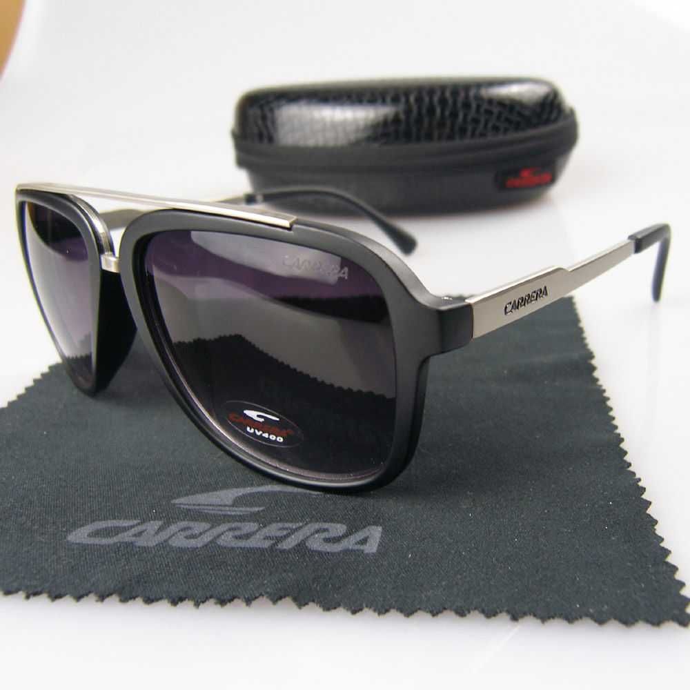 Óculos de sol Carrera pretos haste metal - 4 cores disponíveis