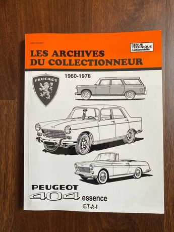 Livro Técnico Manutenção e Restauro Peugeot 404