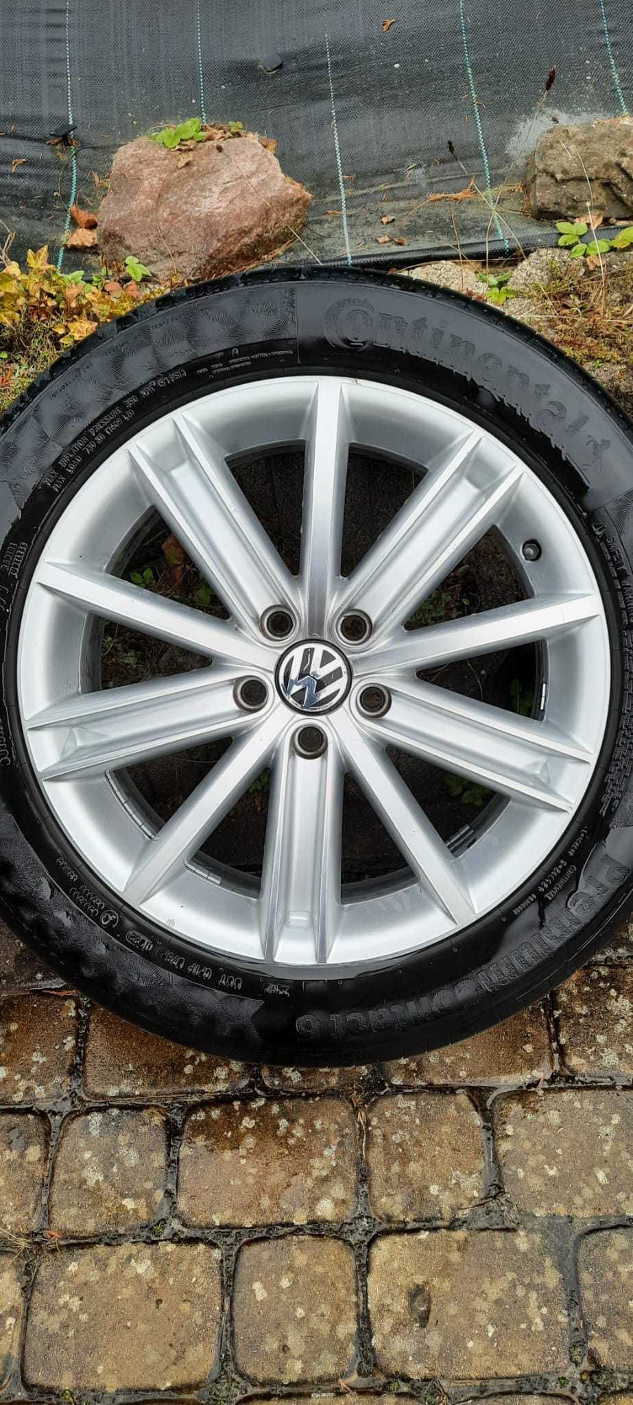 Dwa komplety kół Vw Tiguan Skoda Kodiaq Audi Q3 ET43 7JX18H2 5x112