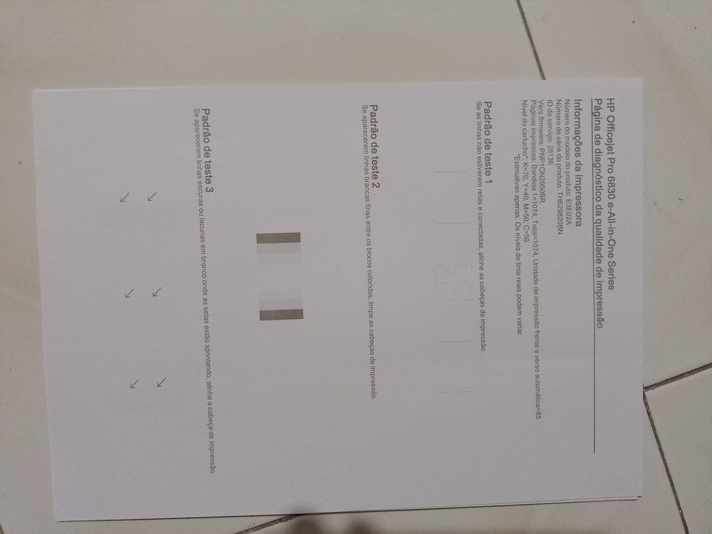 Impressoras funcionam mas precisam de manutençao
