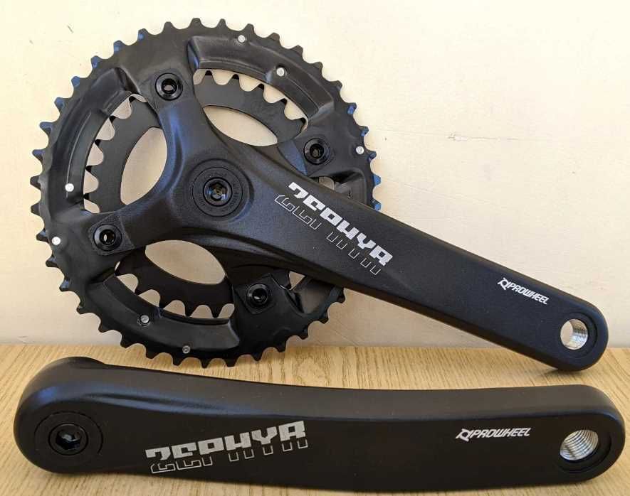 Шатуны Prowheel zephyr 501 дабл на 2 звезды новые