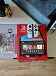 Nintendo Switch OLED white na gwarancji + gry