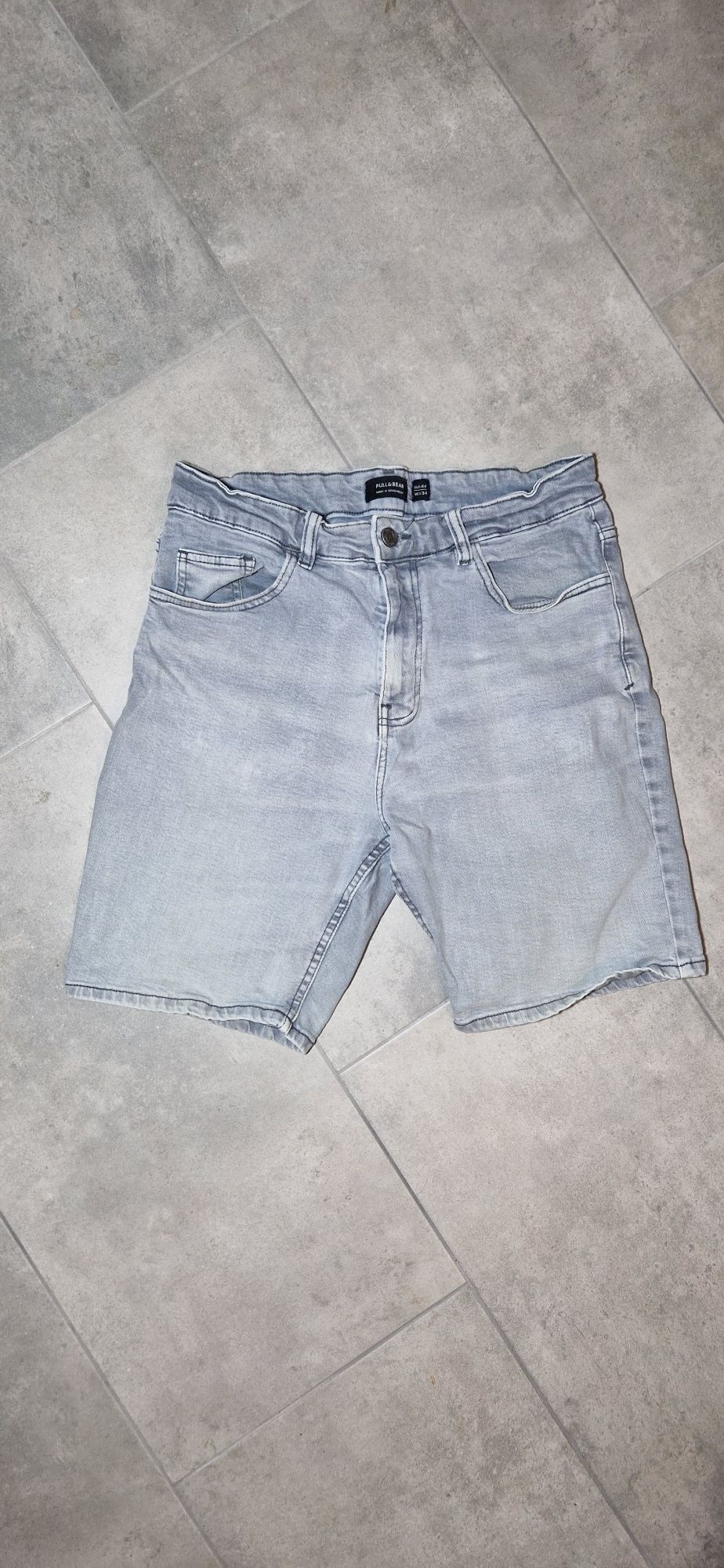 Spodenki męskie r.44 pull&bear szare