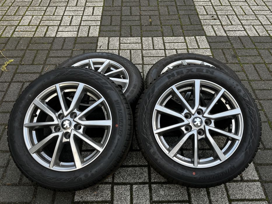 Koła zimowe 16" 5x108 65.1 Peugeot Opel Volvo + śruby