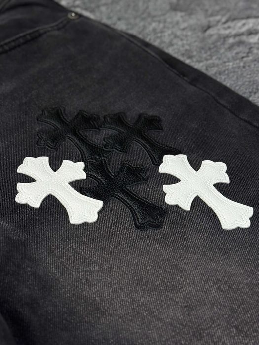 ЧОРНА П'ЯТНИЦЯ‼️Джинси Chrome Hearts штаны джинсы Хром Хартс