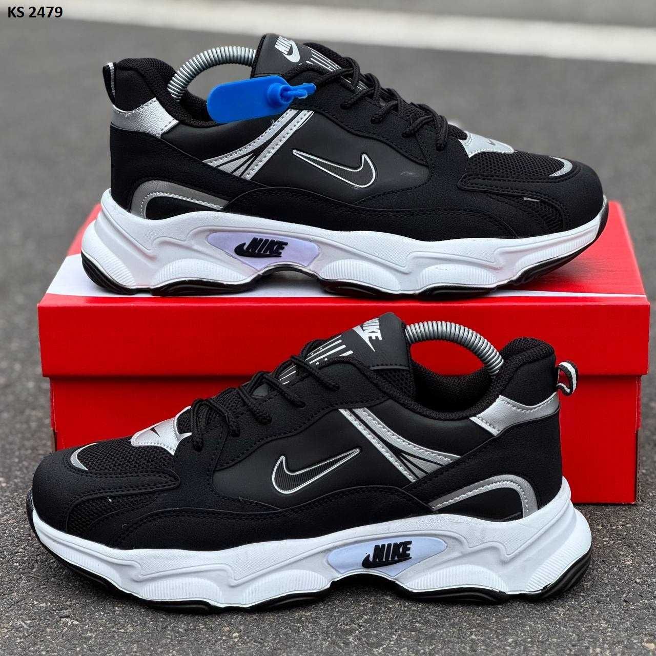 Кросівки Nike Air Black White. Арт: KS 2479