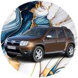 Opłatek na tort Samochód Auto Dacia