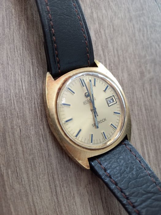 Вінтажний Roamer з позолотою годинник