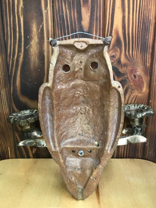 Подсвечники "Козак с люлькой" " Сова" бронза