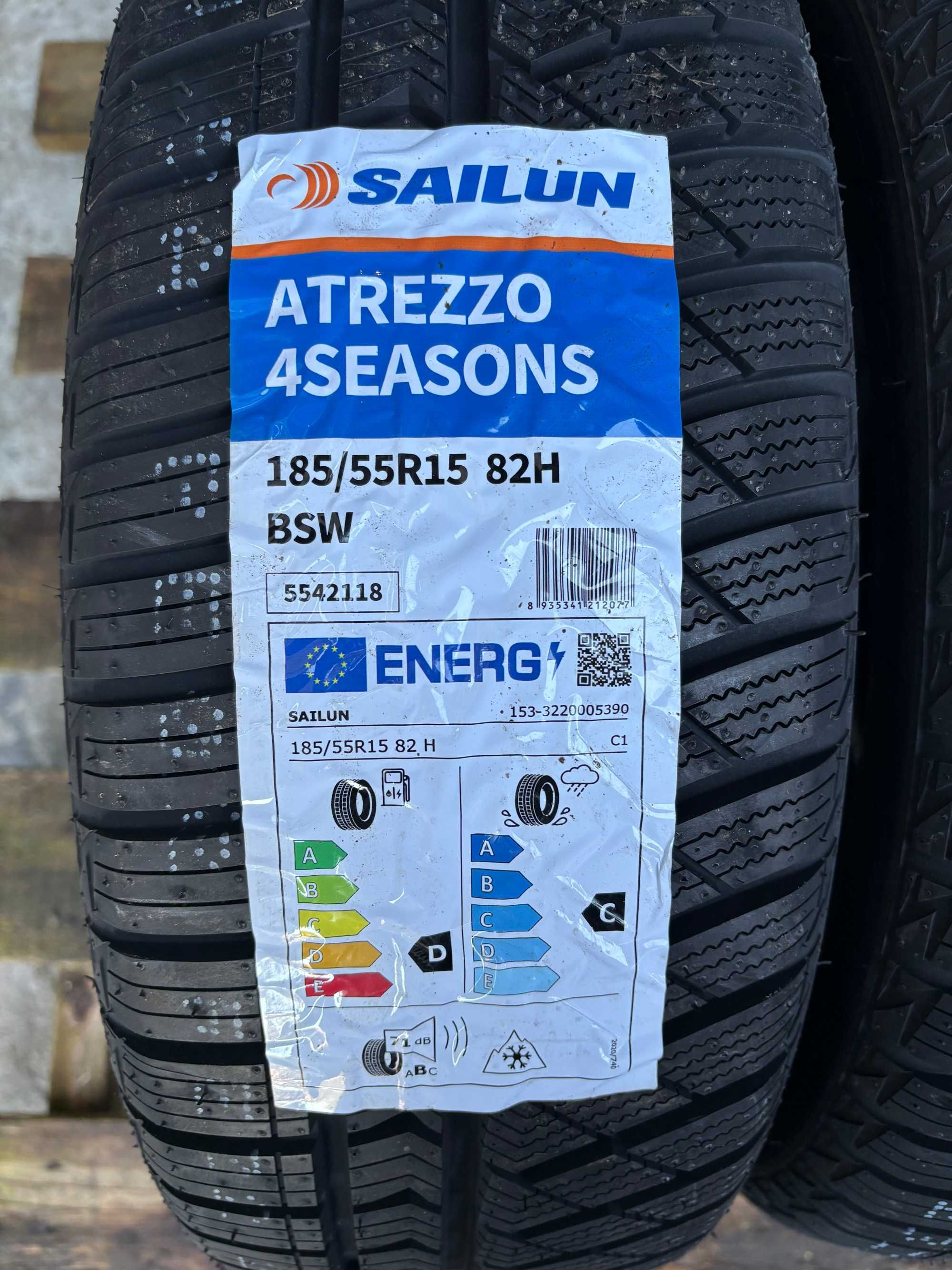 Okazja opony całoroczne 185/55R15 SAILUN ATREZZO 4SEASONS NOWE 2024