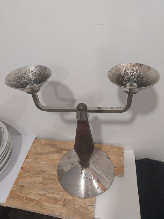 Świecznik dwuramienny lata 70