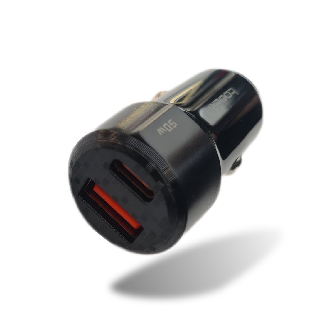 Ładowarka Samochodowa USB-A/C Toocki 50W
